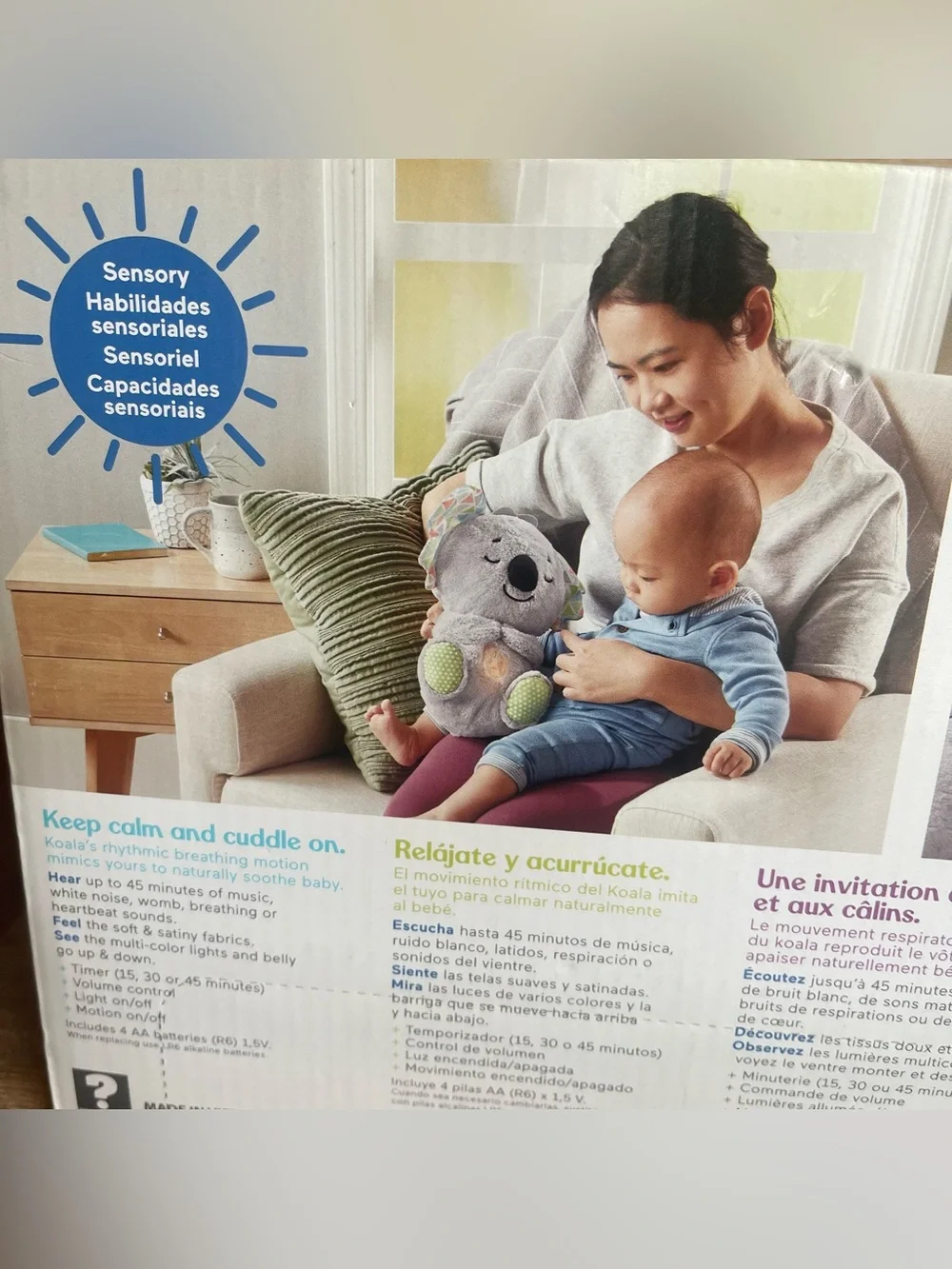 ORG Fisher-Price Soothe ‘n Snuggle Koala Plush Baby Sound Machine NEW Damage Box - Picture 5 of 10